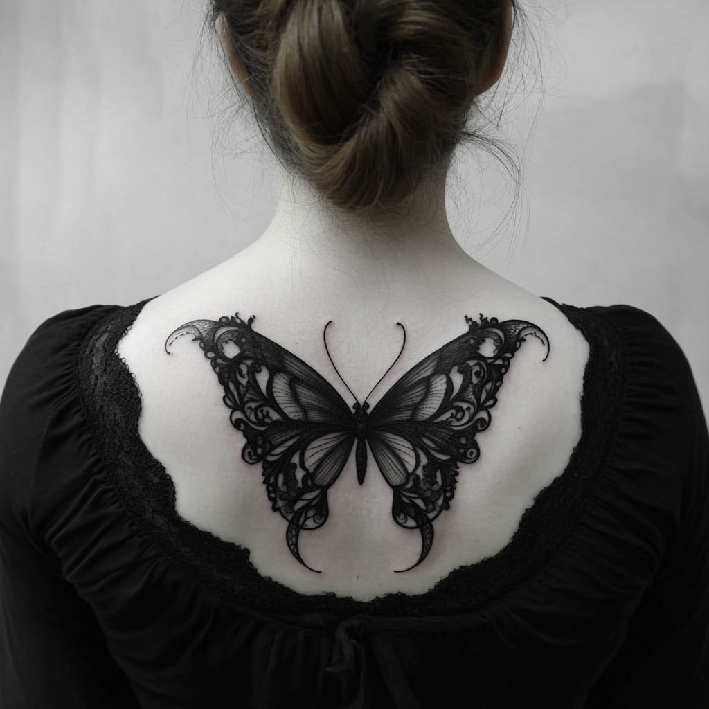 Back Butterfly Tattoos: Elegant & Free-Spirited