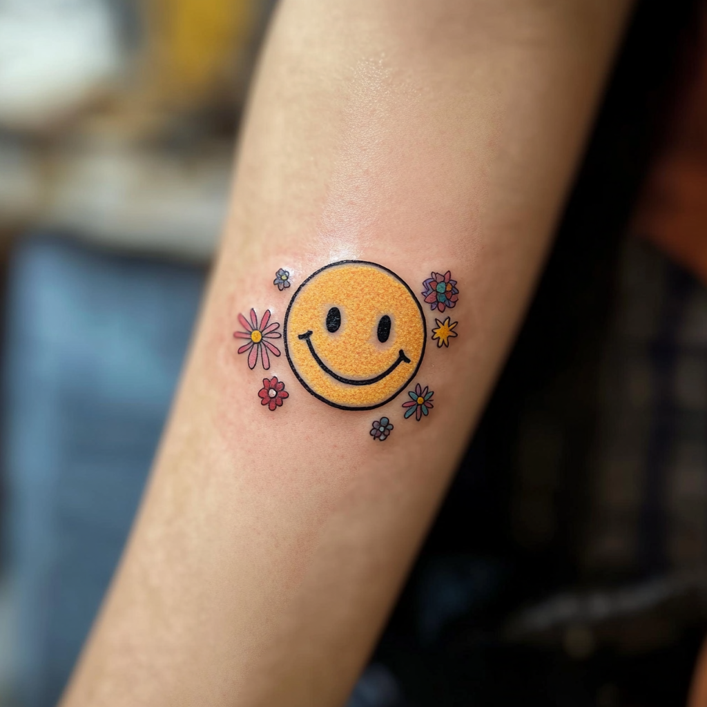 Cool Smiley Face Tattoos Bronctattooaus Cool Smiley Face Tattoos Bronctattooaus