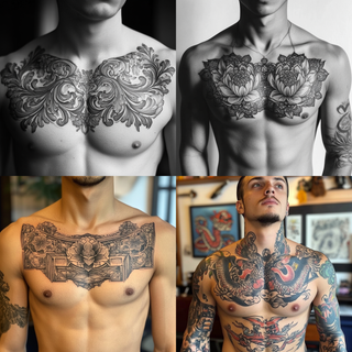Custom Chest Tattoos