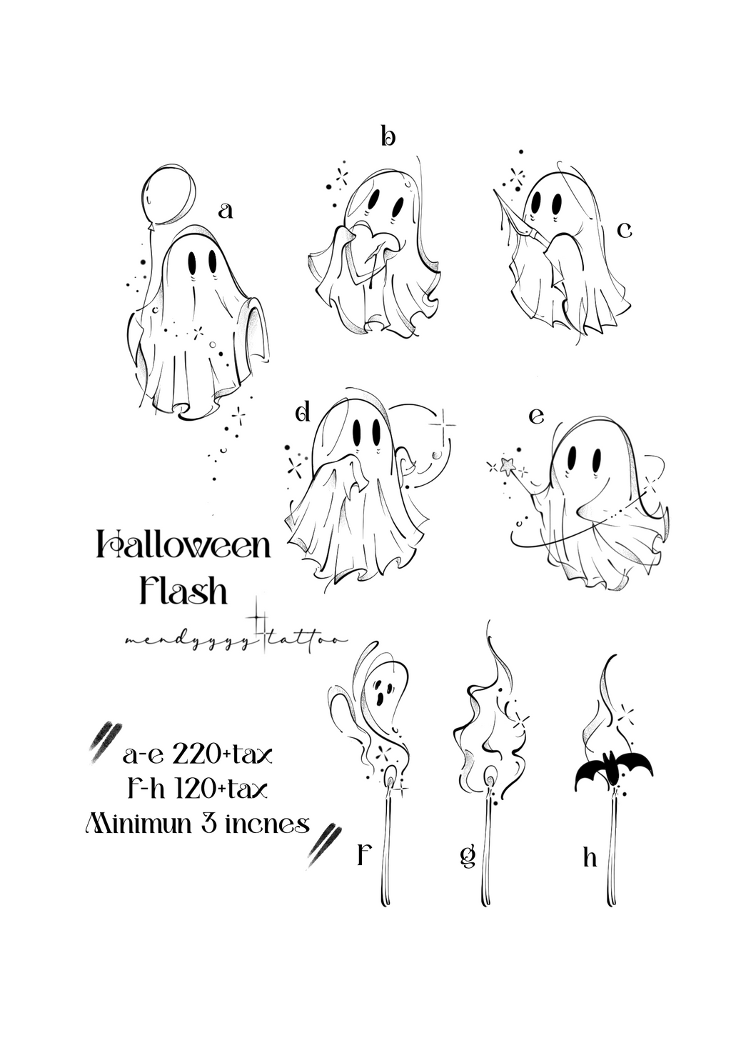 Mendy Halloween Flash Chronic Ink