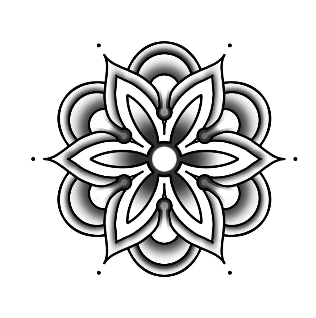 Small Fancy Mandala 3 Chronic Ink 