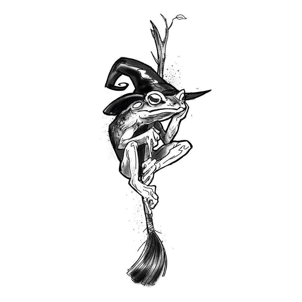 Grumpy Frog Witch Chronic Ink