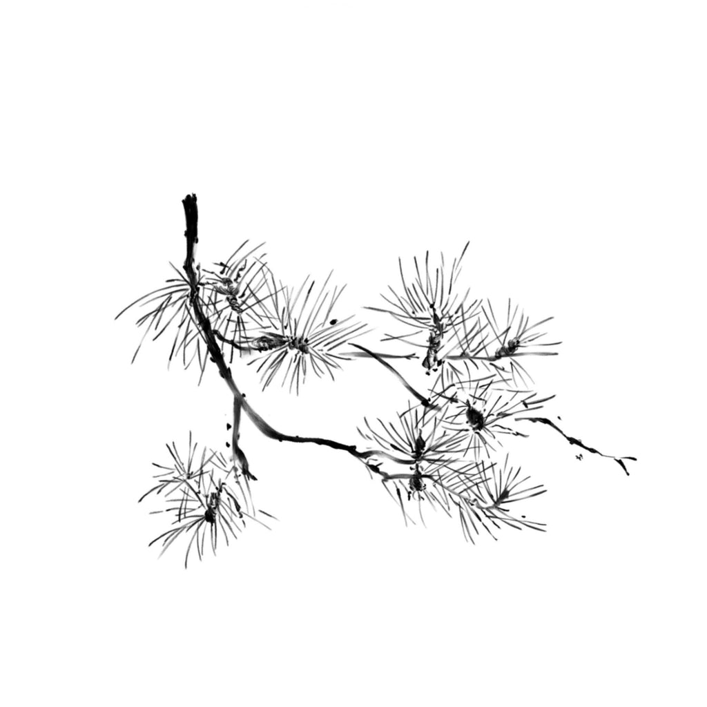 Asian Floral 5 Chronic Ink