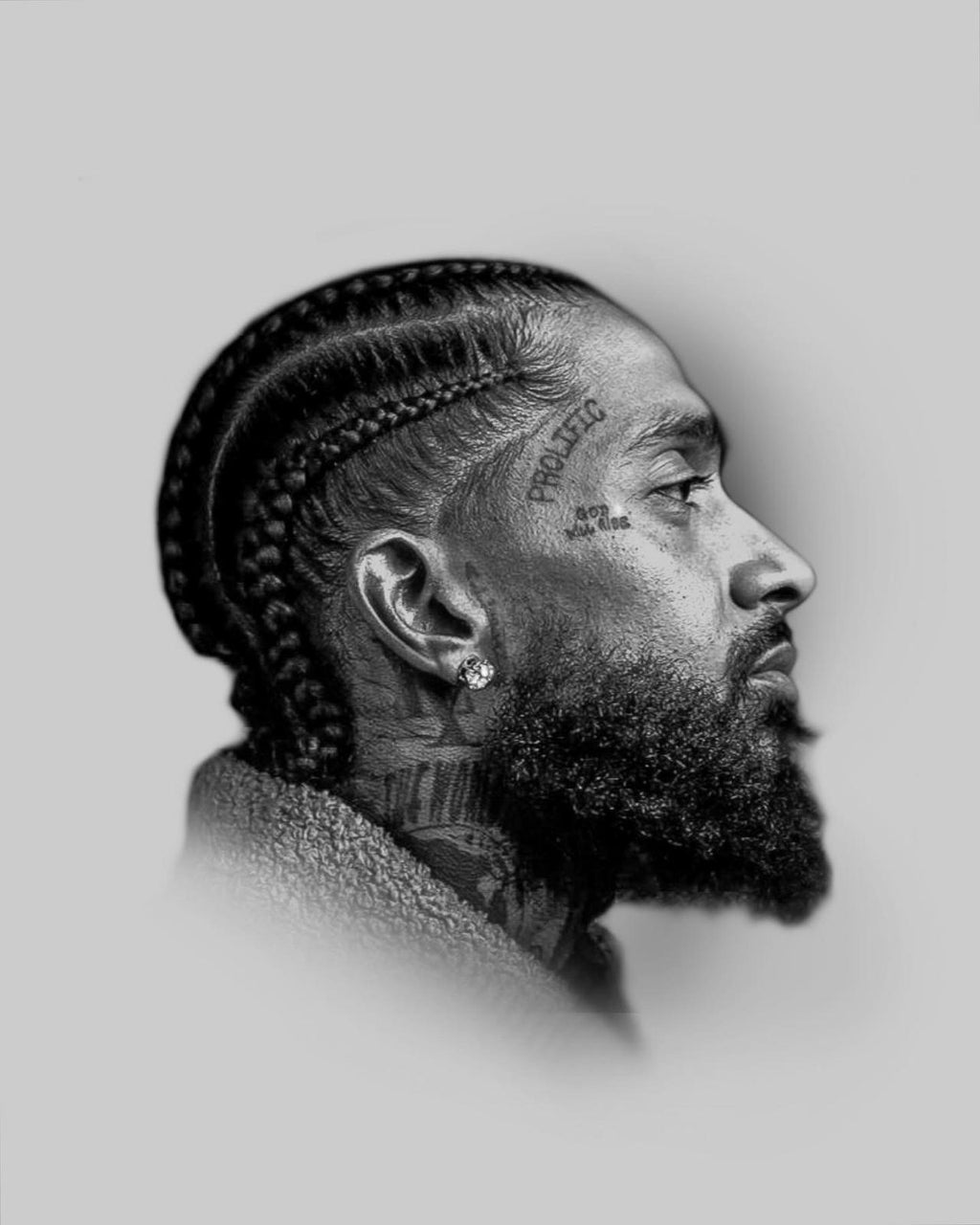 Nipsey Hussle Arm Tattoos Nipsey Hussle Portrait Tattoo