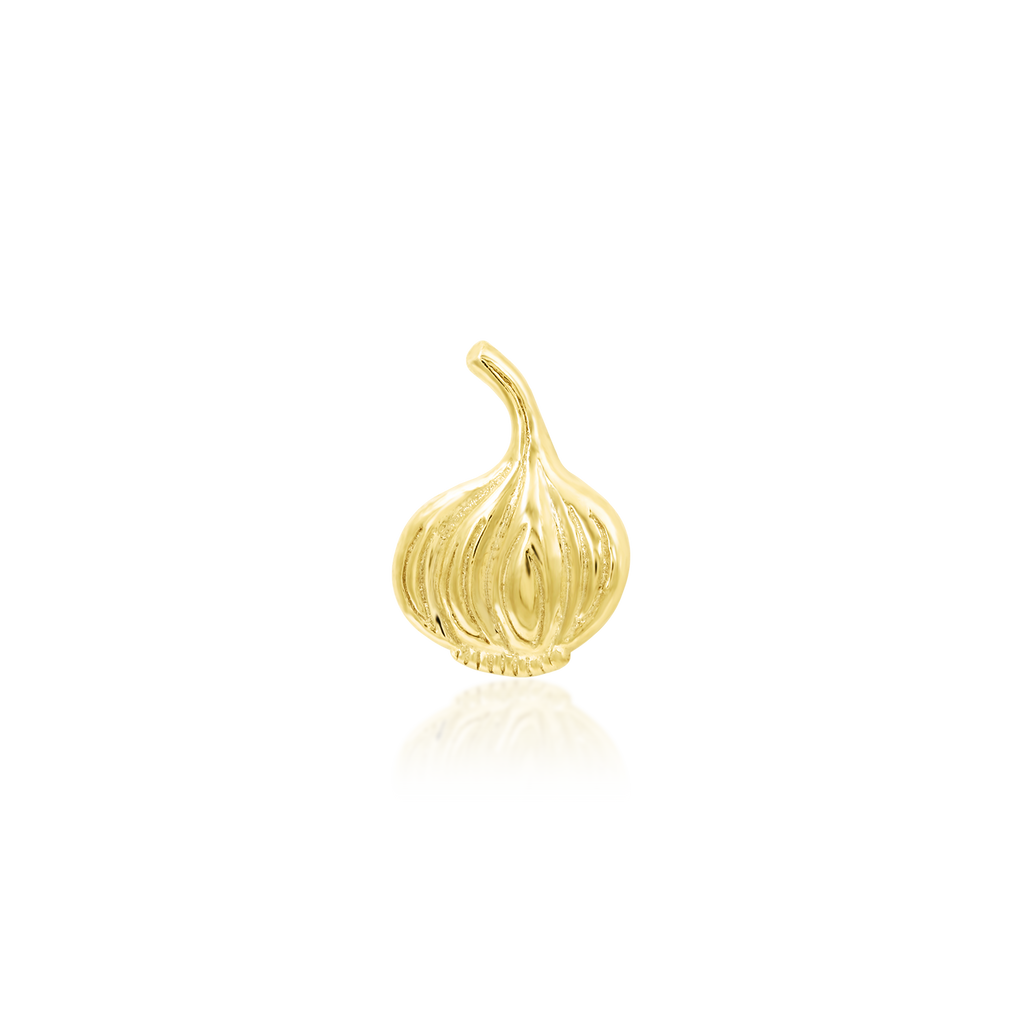 Garlic in 14k Gold by Junipurr Chronic Ink