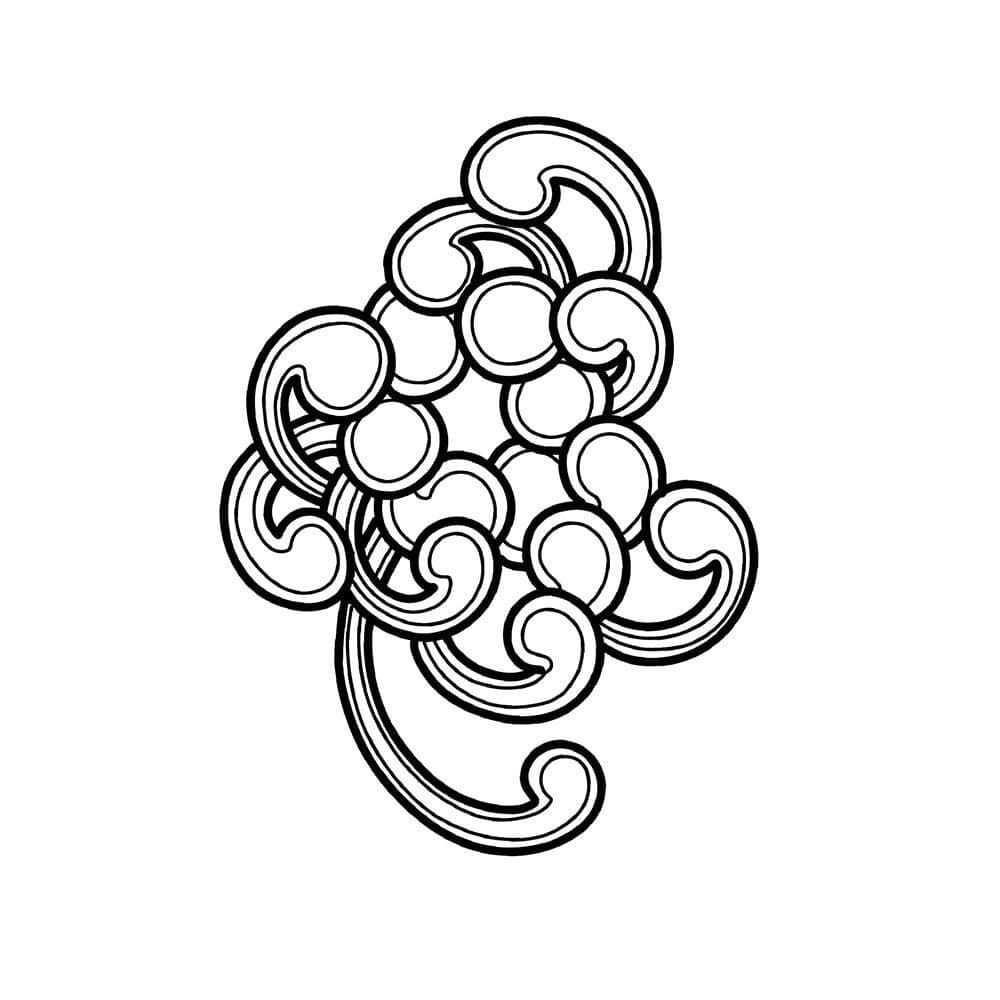 Traditional Chrysanthemum 3 Chronic Ink