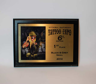 1st Place Ottawa Gatineau Tattoo Expo 2014 - Small Black & Grey