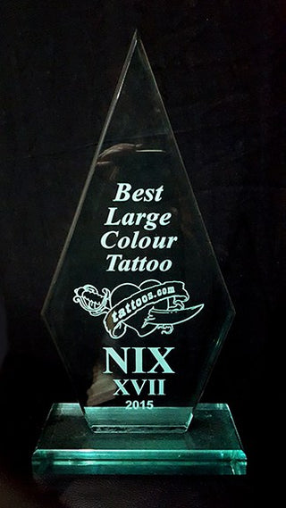 2015 NIX Best Large Colour Tattoo Award