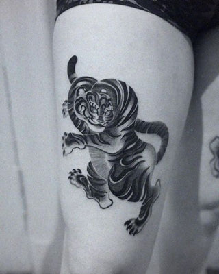 Korean Tiger Tattoos