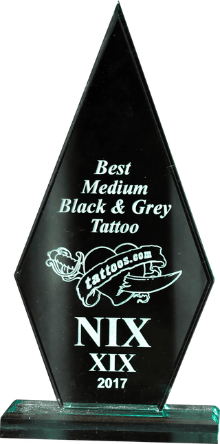 2017 NIX Tattoo Convention – Best Medium Black and Grey 3/3