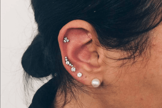 Many sales ear piercings
