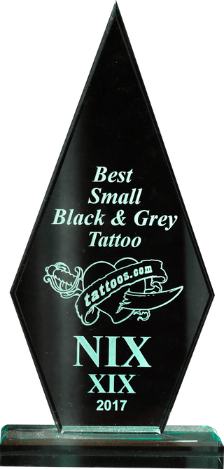 2017 NIX Tattoo Convention – Best Small and Grey