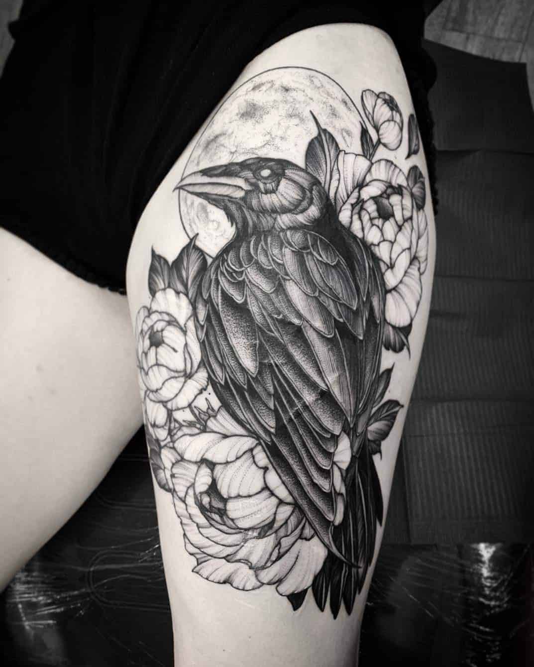 Raven Tattoo Meaning and Symbolism [2023 Guide]