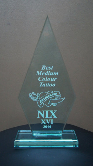 2014 NIX Best Medium Colour Tattoo Award