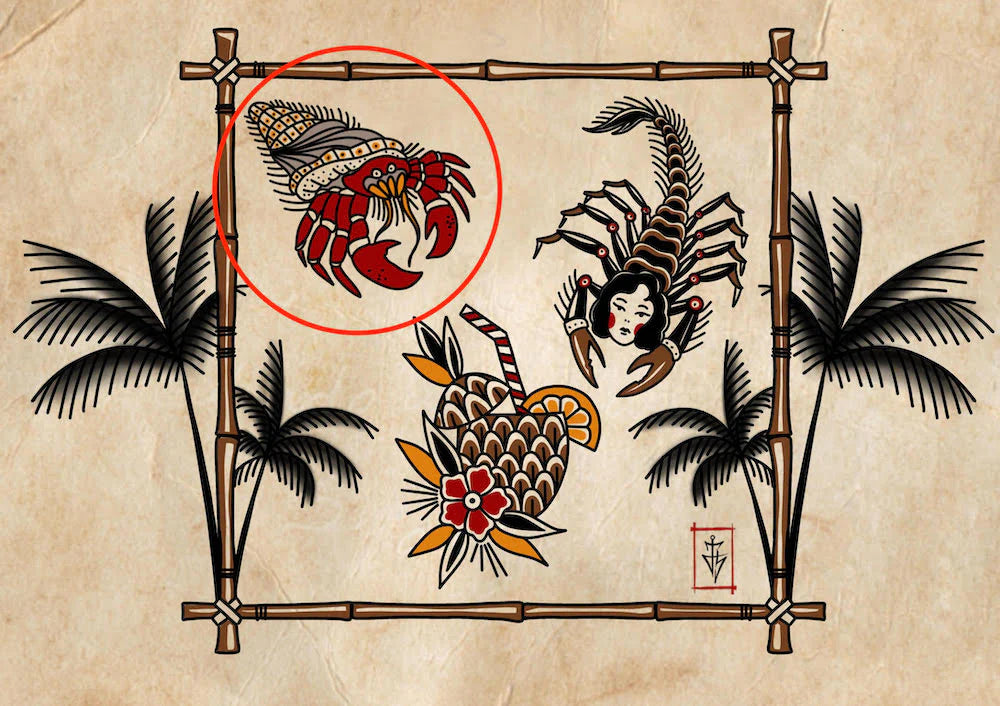 Tattoo Machine Flash Art