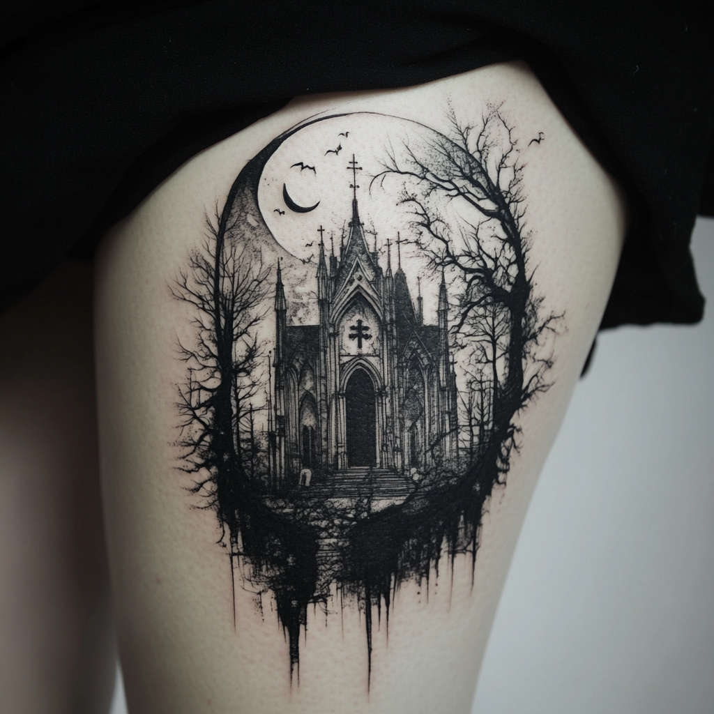 Gothic Church tattoos – Chronic Ink