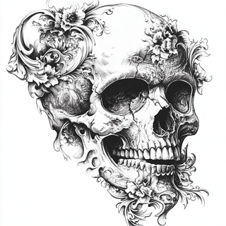Gothic Skull tattoos – Chronic Ink Gothic Skull tattoos – Chronic Ink