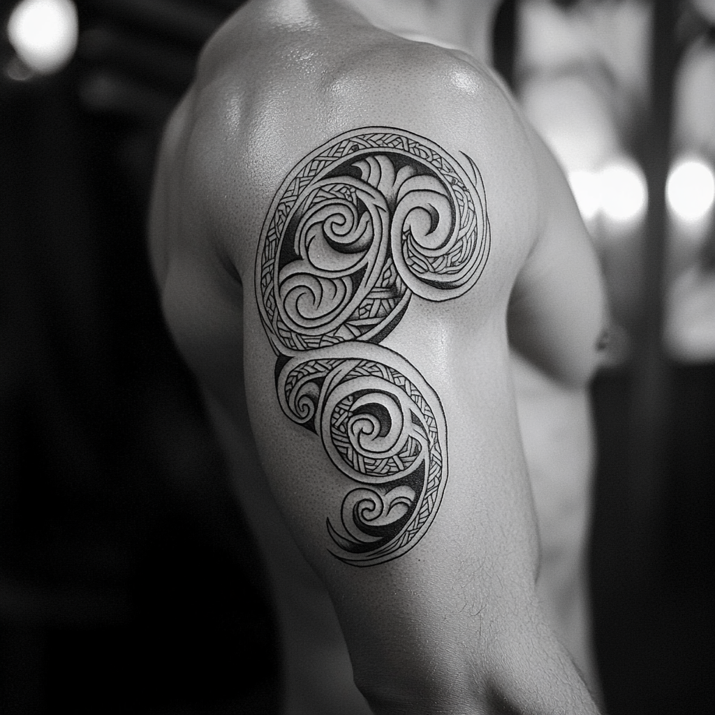 Koru Lettering Maori Koru tattoos – Chronic Ink