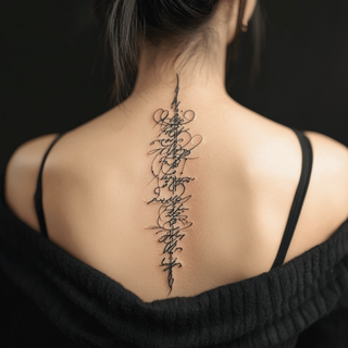 Script Tattoo Designs