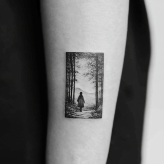 Surreal Forest Tattoos