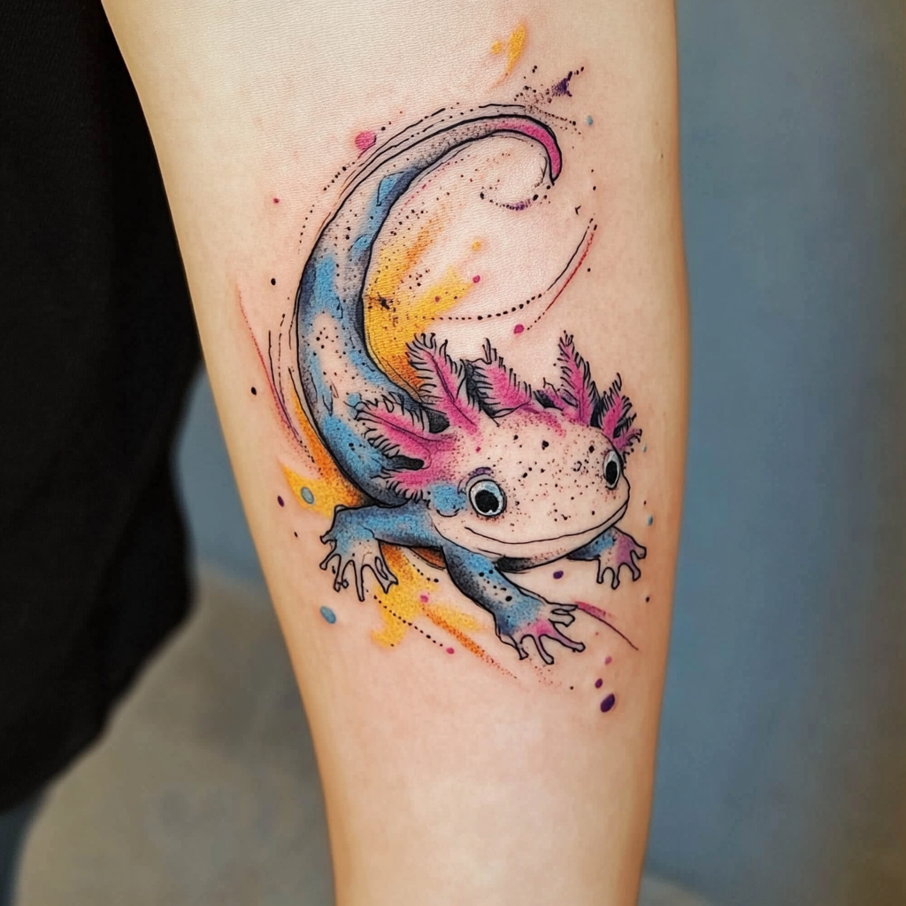 Axolotl Tattoos β Chronic Ink