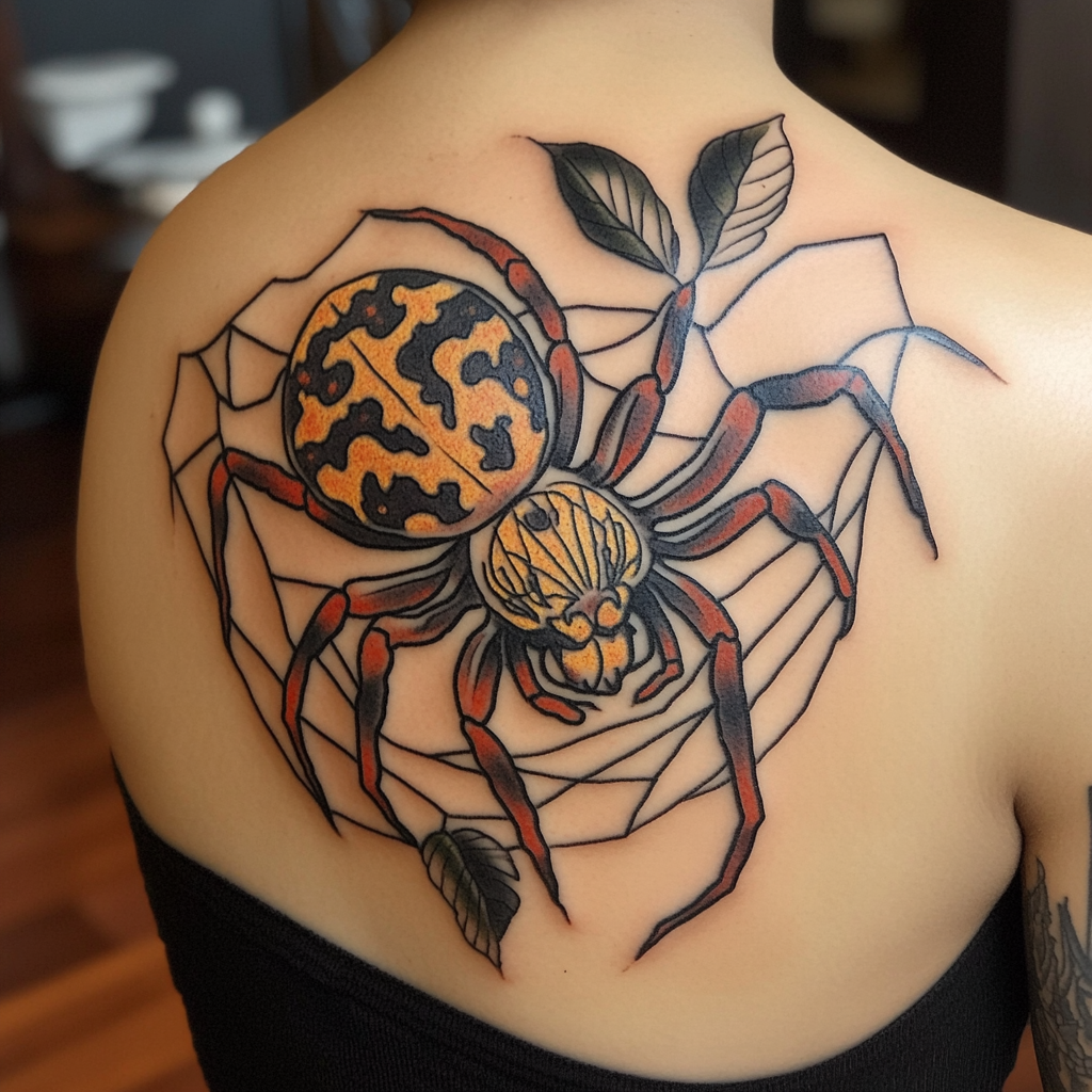 Japan Spider Tattoos