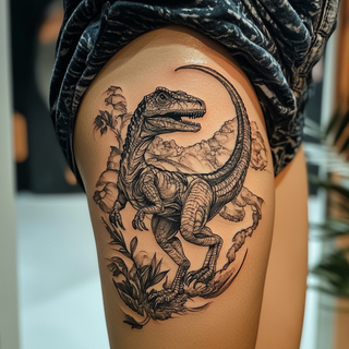 Velociraptor Tattoos