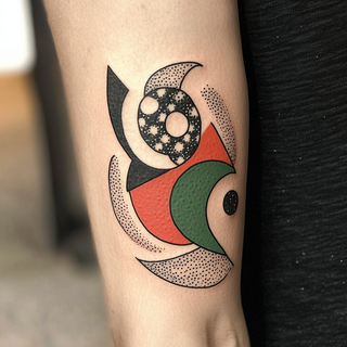 abstract minimalist tattoos