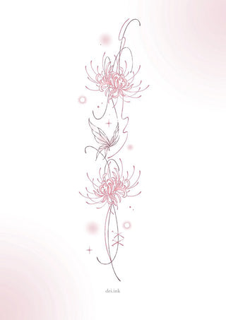 spider lily tattoo stencil Spider Lily – Chronic Ink