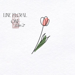 Line Floral - One