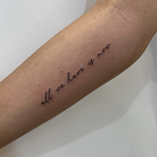 Fine Line Script Tattoos | Delicate Calligraphy & Lettering