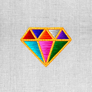 Multicoloured Diamond
