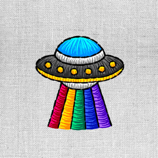 Rainbow UFO