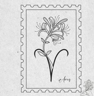 Flower Stamp 9