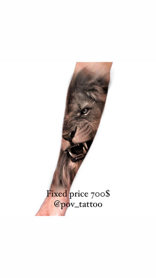 Lion Forearm Sleeve