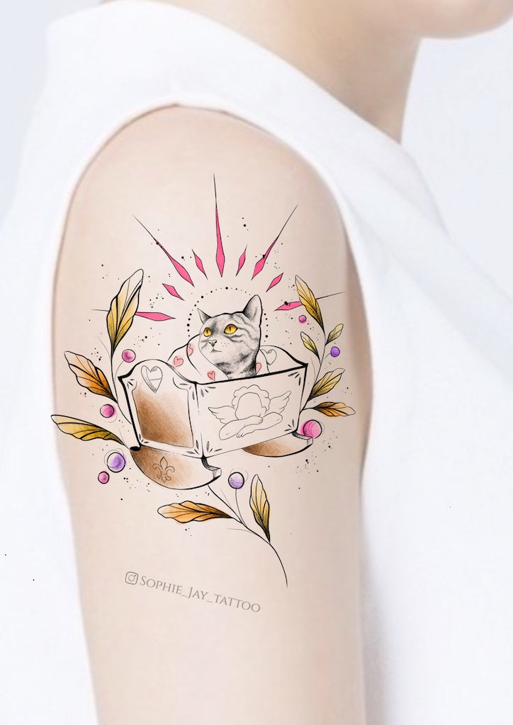 Hound dog pet portrait tattoo, illustrative on leg by NickTheTailorTattoo  on DeviantArt