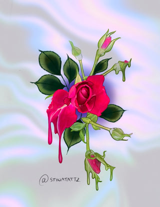 Red Melting Rose