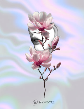 Surreal Magnolias Portrait
