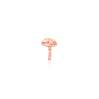 Dotty's Friend Spotty Mushroom in 14k Gold by Junipurr