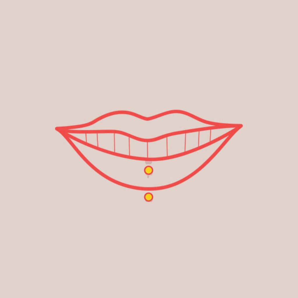 Vertical Labret Piercing in Downtown Toronto – Chronic Ink