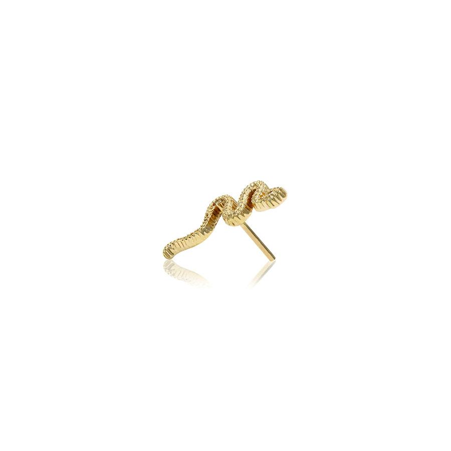 Body gems snake earring new arrivals