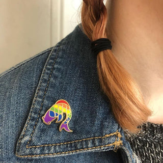 Chronic Ink Enamel Pin - Pride Rainbow Koi