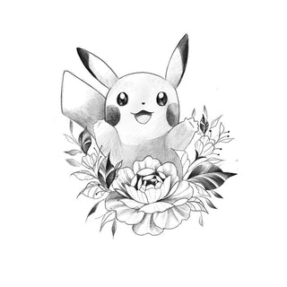 Pikachu with Floral