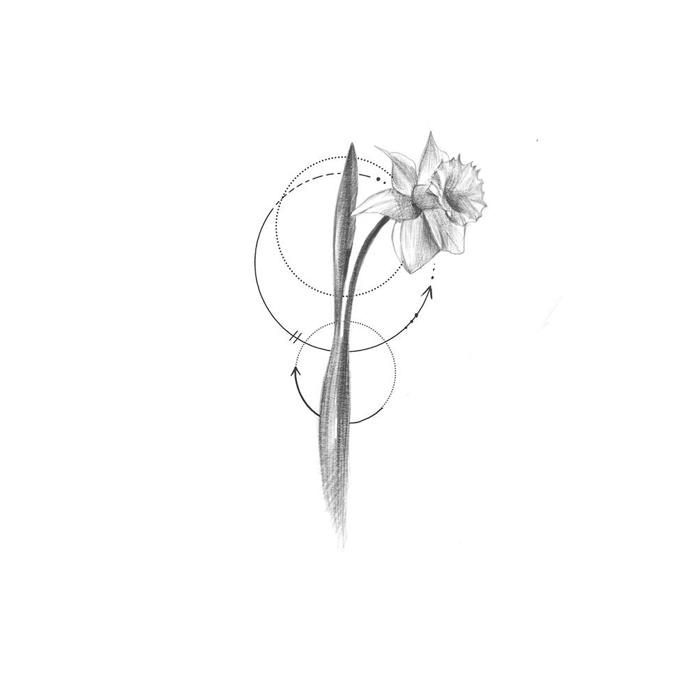 Birth Flowers March Chronic Ink