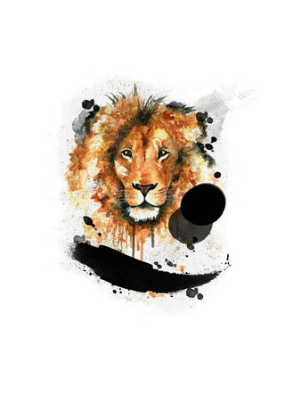 Watercolour Lion