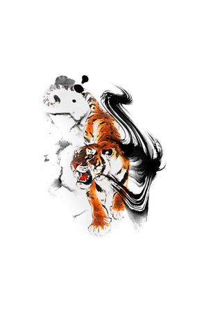 Tiger Abstract