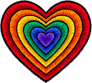 Multicoloured Heart