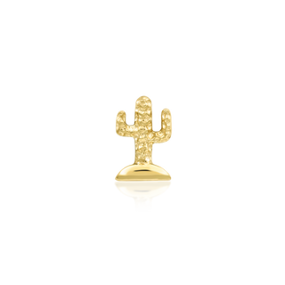 Cactus in 14k Gold by Junipurr