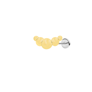 Croissant in 14k Gold by Junipurr