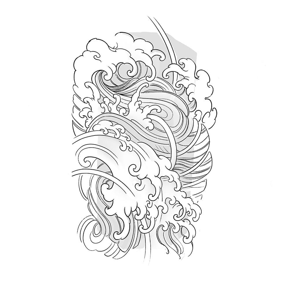 Wave - Half Sleeve #2 – Chronic Ink